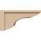 Ekena Millwork 10"W x 20"D x 10"H Wide Bryant Rough Cedar Woodgrain TimberThane Corbel, Primed Tan CORUR10X20X10BRYRCPR - alternate 2